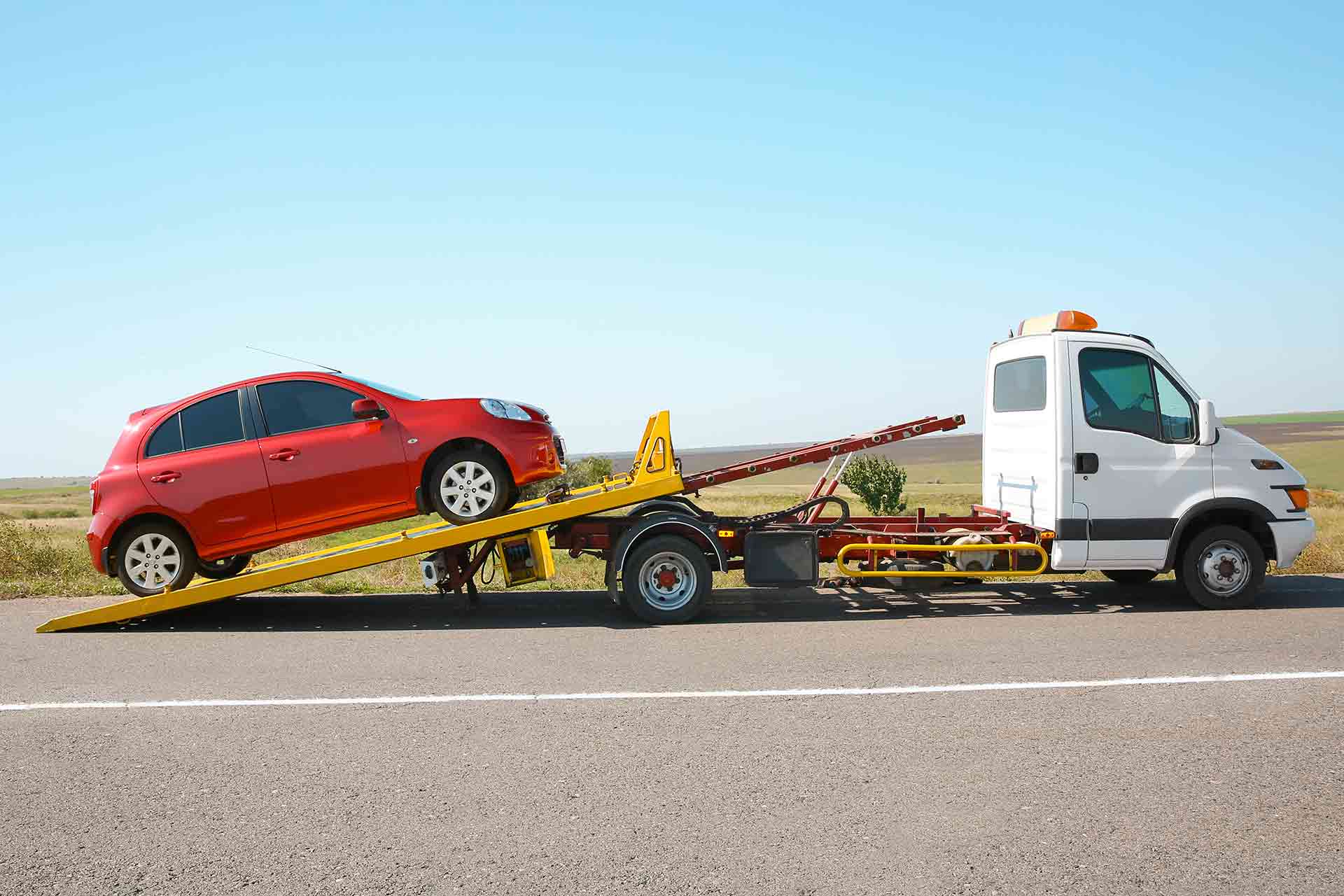 Professional Towing Service Vehicle